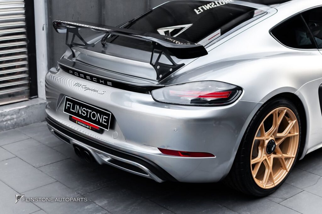 PORSCHE 718 Cayman – Boxster GT4 Front Bumper + USUS Autoclave Carbon Fiber Front Lip