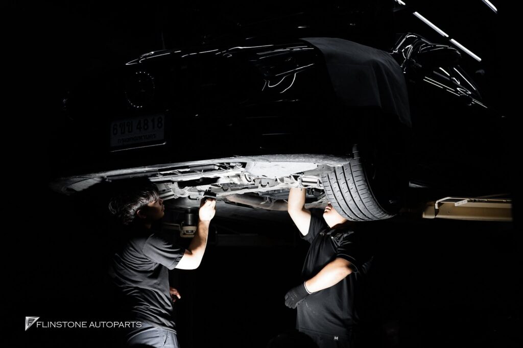 Flinstone Service CLS53 AMG เข้าบริการเปลี่ยนถ่ายของเหลว และให้ทางร้านตรวจสอบพบว่า