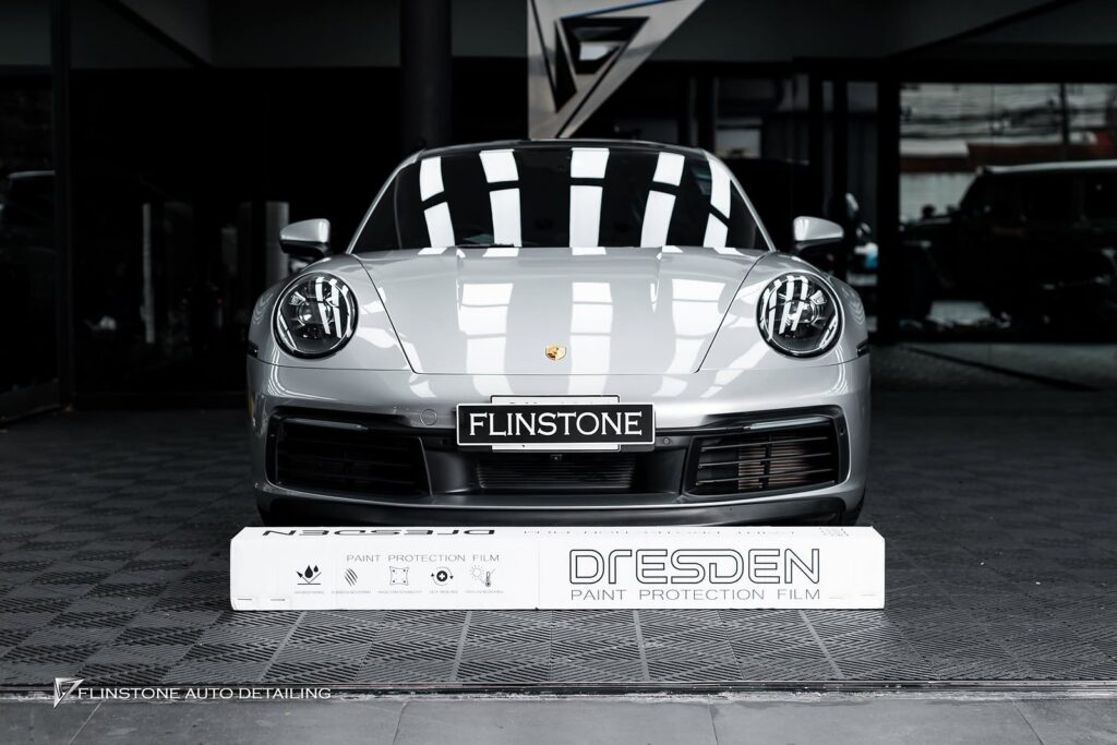 PORSCHE 992 Carrera ติดฟิล์มใสกันรอยจาก DRESDENPROTECTION ติดละเ