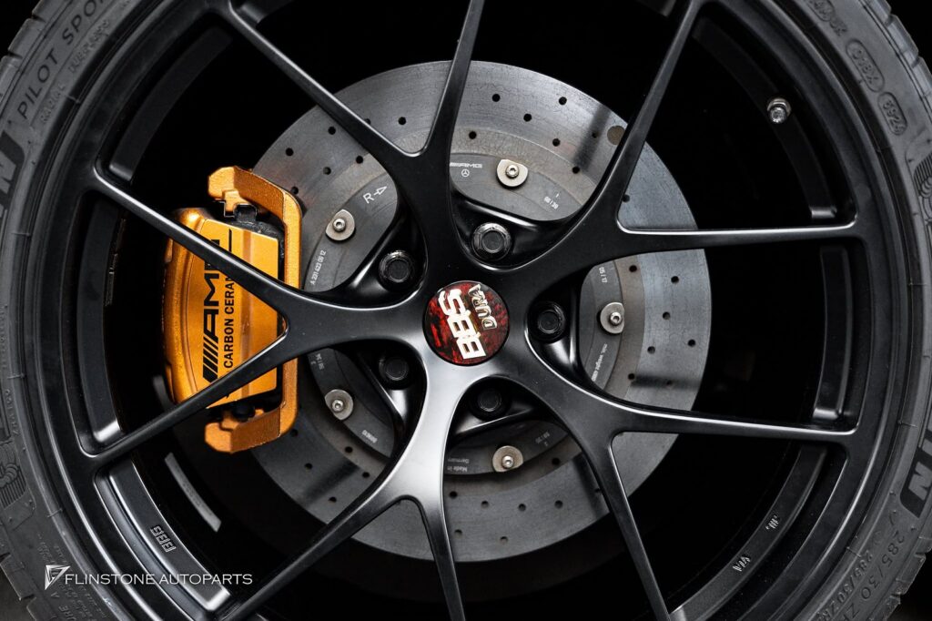 Mercedes-Benz C257 CLS-Class 2024 ลิ้นหน้าคาร์บอน GTS + สเกิร์ตข้างคาร์บอน LB
