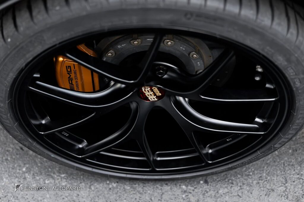 Mercedes-Benz C257 CLS-Class 2024 ลิ้นหน้าคาร์บอน GTS + สเกิร์ตข้างคาร์บอน LB