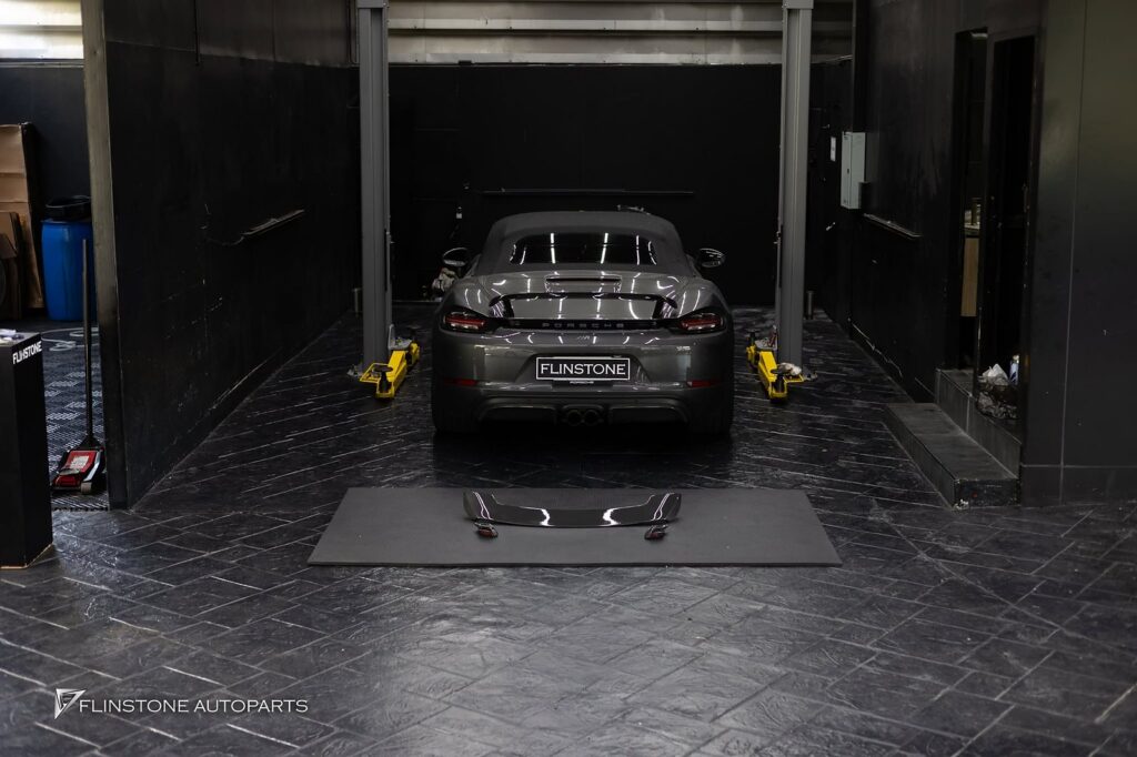 PORSCHE 718 Cayman – Boxster TA Carbon Fiber Rear Spoiler