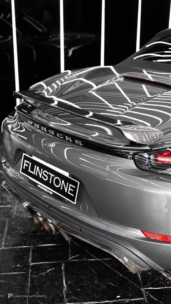 PORSCHE 718 Cayman – Boxster TA Carbon Fiber Rear Spoiler
