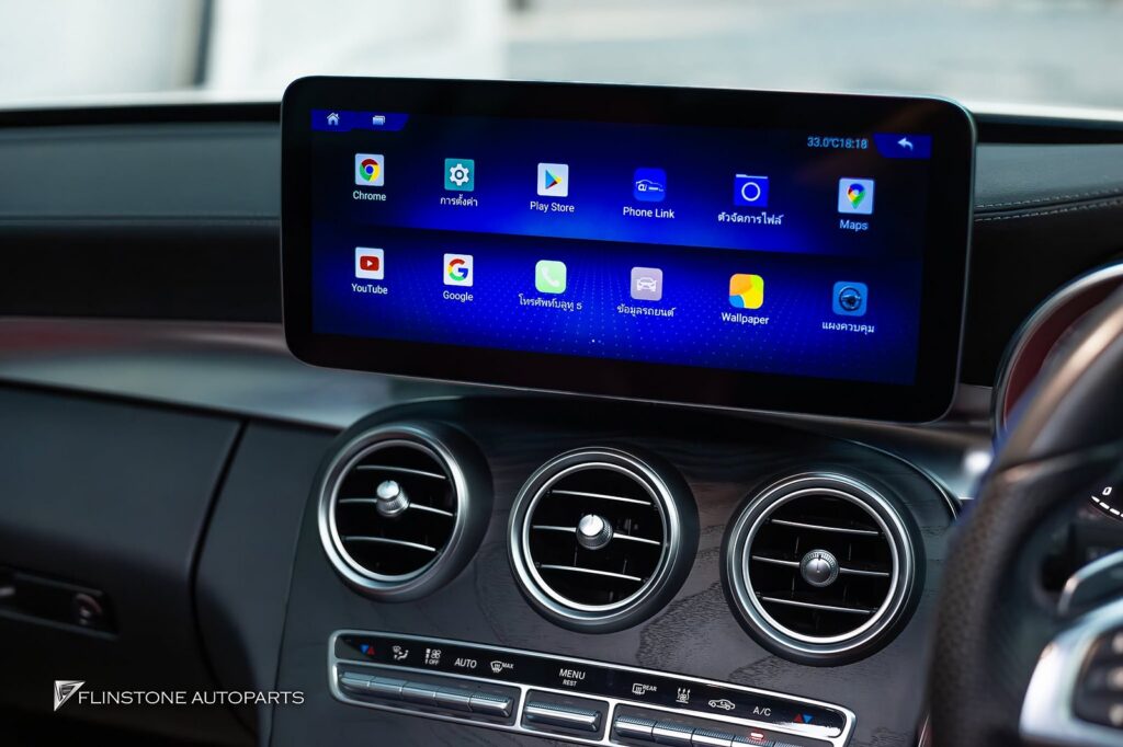 Mercedes-Benz 中控屏 Android，适用于 W205 C-Class