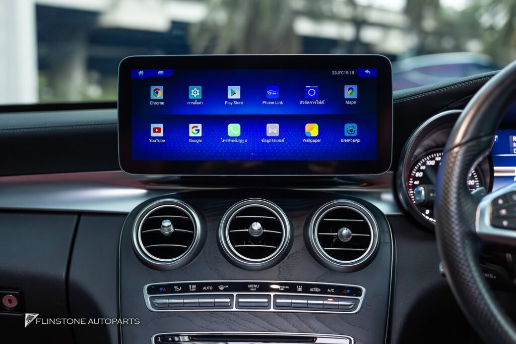 Mercedes-Benz 中控屏 Android，适用于 W205 C-Class