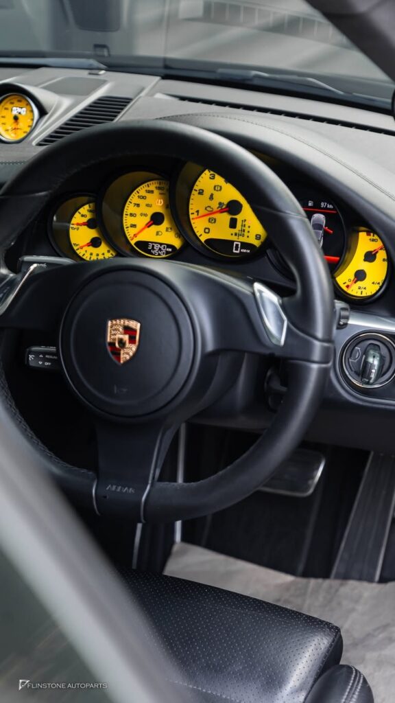 แผ่นเรือนไมล์สีเหลืองสำหรับ PORSCHE 991