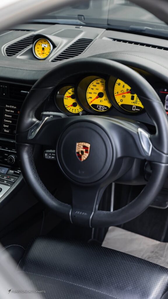 แผ่นเรือนไมล์สีเหลืองสำหรับ PORSCHE 991