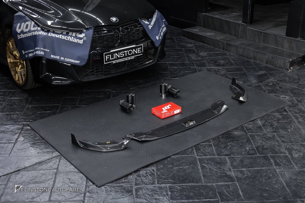 BMW G20 Series 3 2025 Future Design Carbon Fiber Front Lip + Future Design Carbon Fibe
