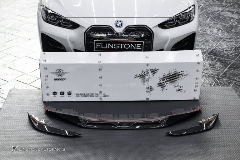 Carbon Front Lip BMW i4 G26 from the brand SOOQOO beautiful genuine carbon parts