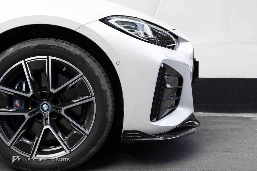 Carbon Front Lip BMW i4 G26 from the brand SOOQOO beautiful genuine carbon parts