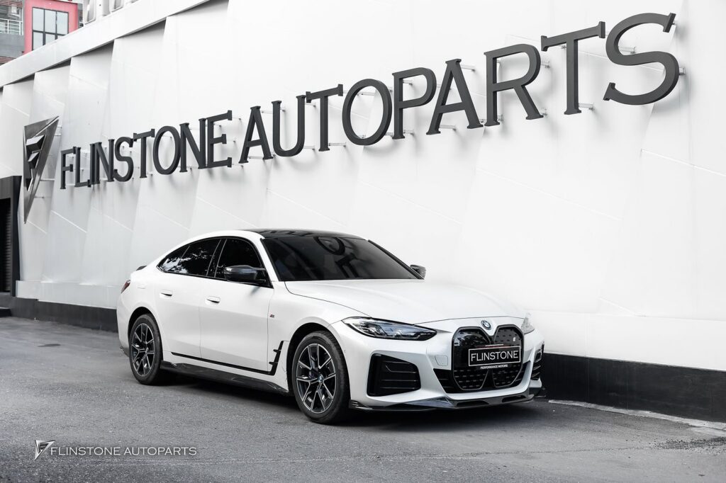 Carbon Front Lip BMW i4 G26 from the brand SOOQOO beautiful genuine carbon parts