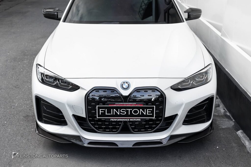Carbon Front Lip BMW i4 G26 from the brand SOOQOO beautiful genuine carbon parts