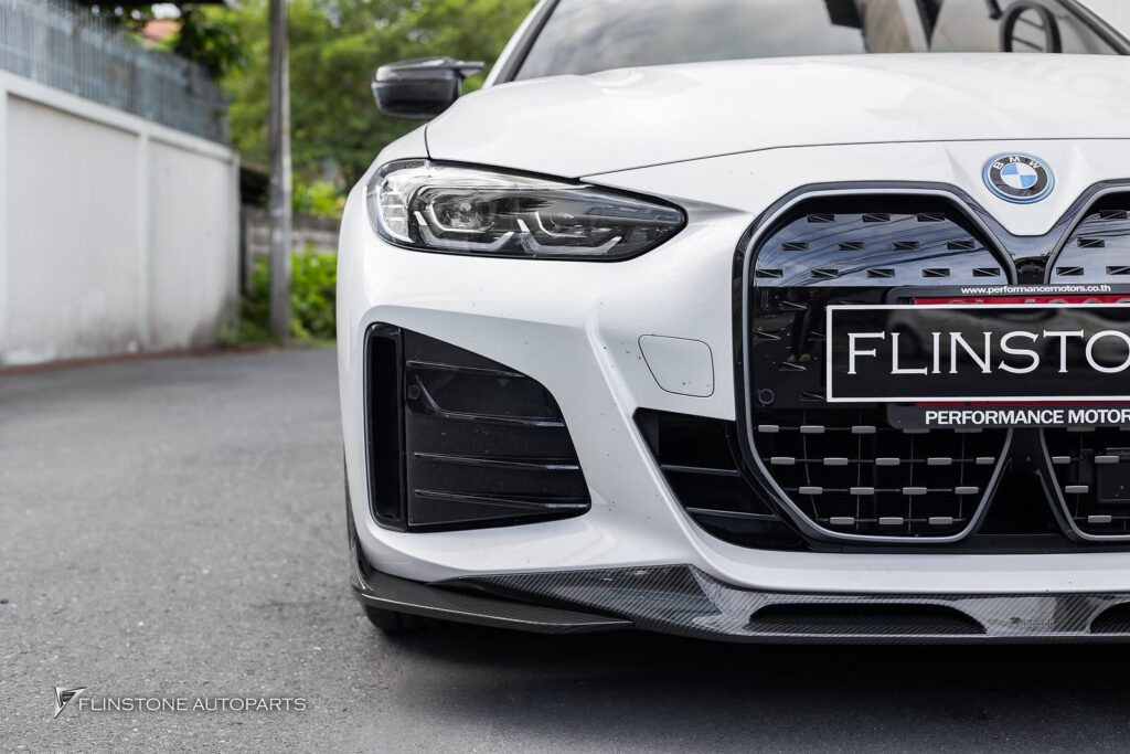 Carbon Front Lip BMW i4 G26 from the brand SOOQOO beautiful genuine carbon parts
