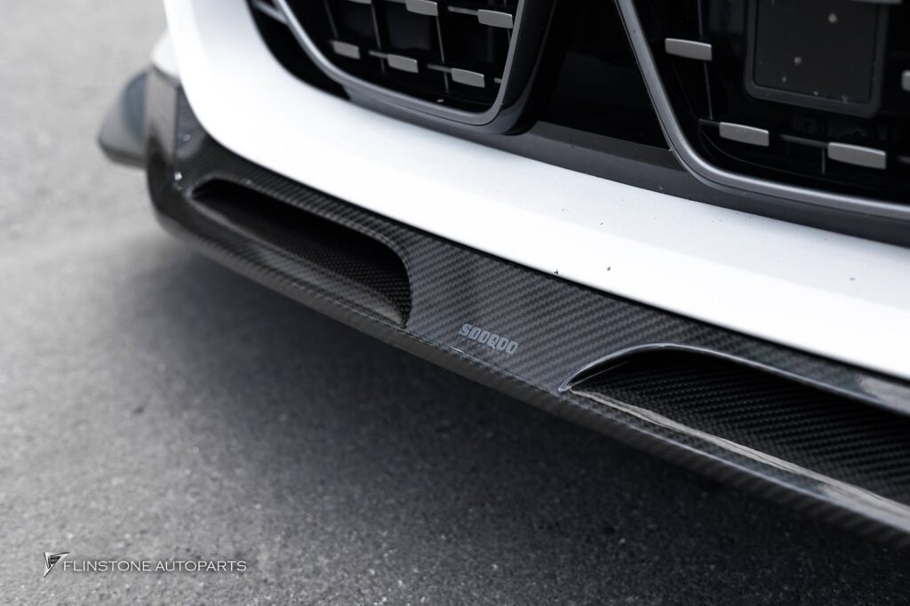 Carbon Front Lip BMW i4 G26 from the brand SOOQOO beautiful genuine carbon parts