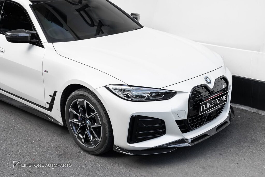 Carbon Front Lip BMW i4 G26 from the brand SOOQOO beautiful genuine carbon parts