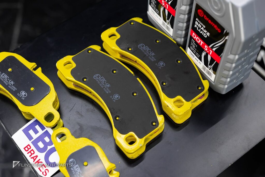 PORSCHE 970 Panamera came in for a fluid change and brake pads