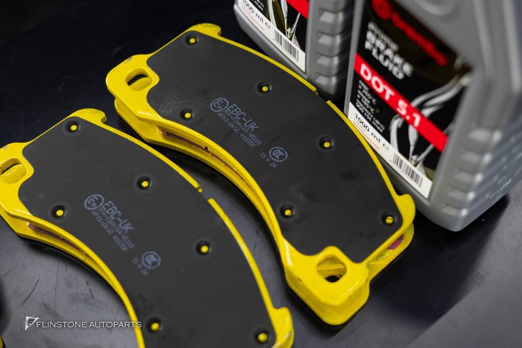 PORSCHE 970 Panamera came in for a fluid change and brake pads