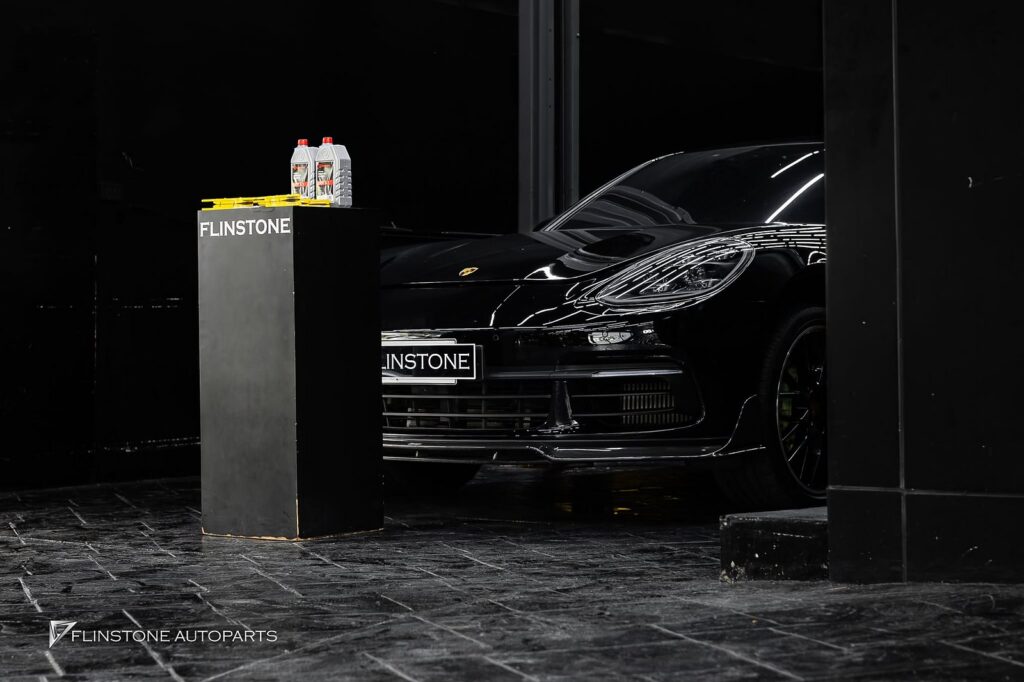 PORSCHE 970 Panamera came in for a fluid change and brake pads