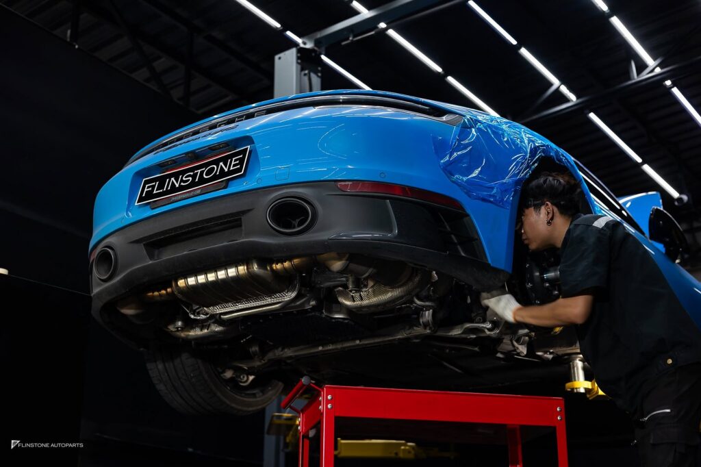 Flinstone Service Porsche 992 喷油嘴不稳高转速不稳定导致故障灯