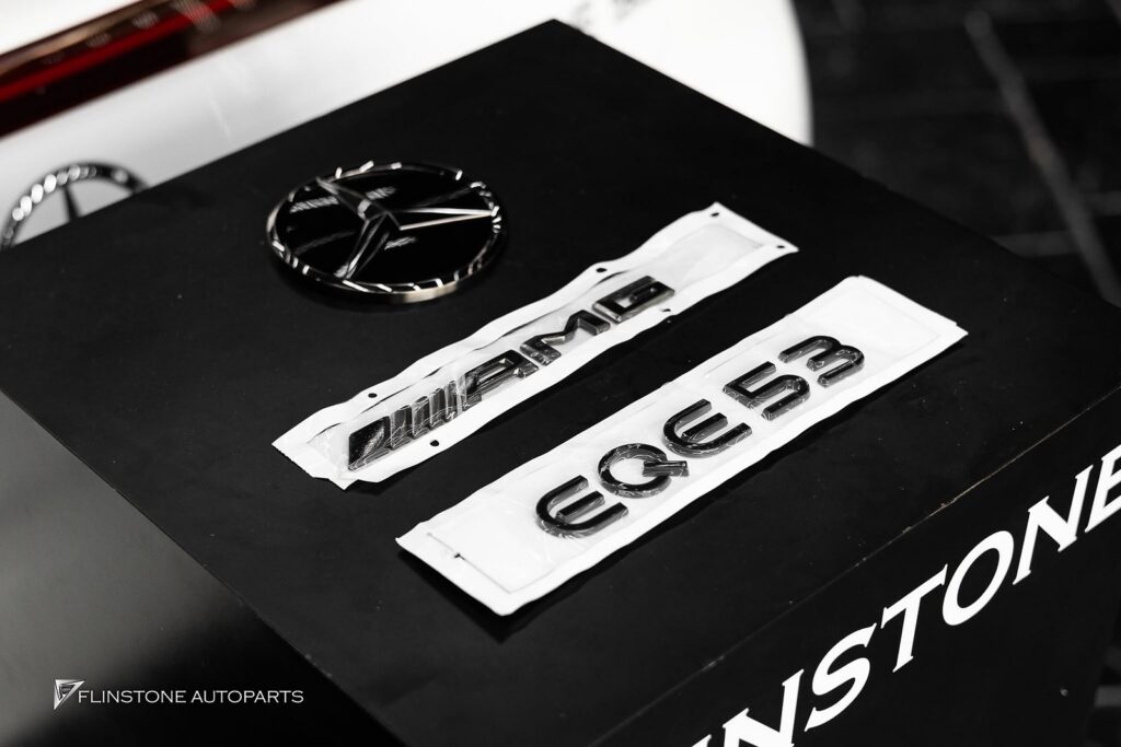 Mercedes-Benz EQE EQS Genuine EQE Center Star Black Emblem + Genuine AMG Black Emblem
