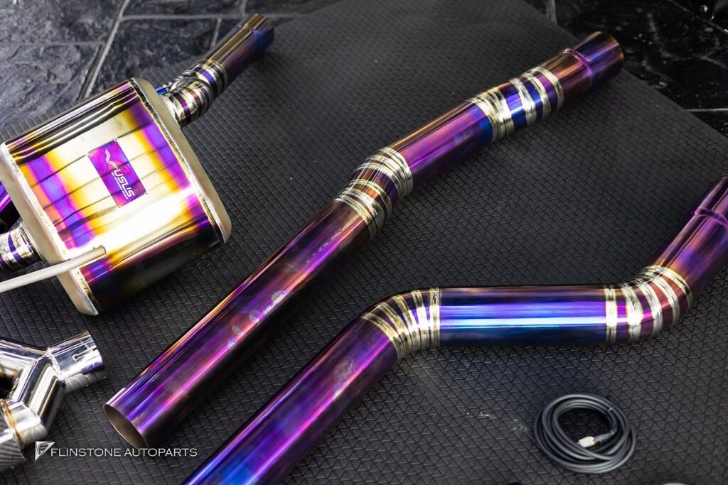 Mercedes-Benz C236 CLE-Class Coupe USUS Titanium Exhaust System + USUS Forged Wheel