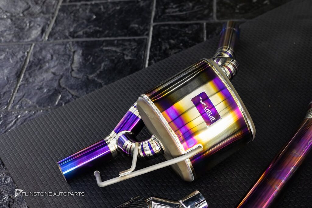 Mercedes-Benz C236 CLE-Class Coupe USUS Titanium Exhaust System + USUS Forged Wheel