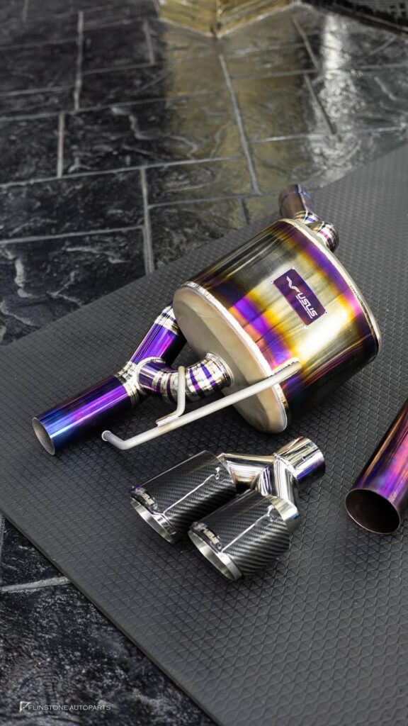 Mercedes-Benz C236 CLE-Class Coupe USUS Titanium Exhaust System + USUS Forged Wheel