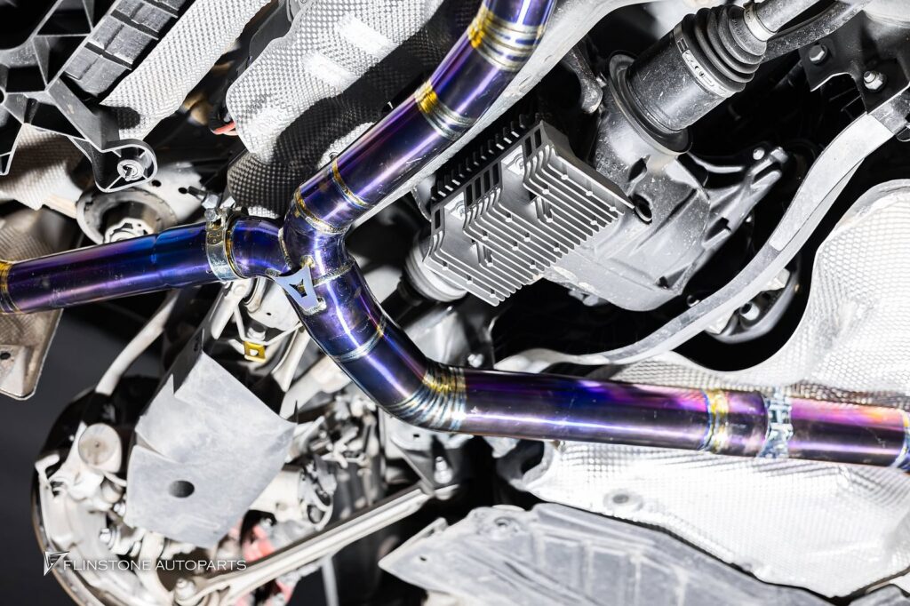 CLE53 AMG x USUS Titanium Exhaust beautiful underbody photos for every car that comes