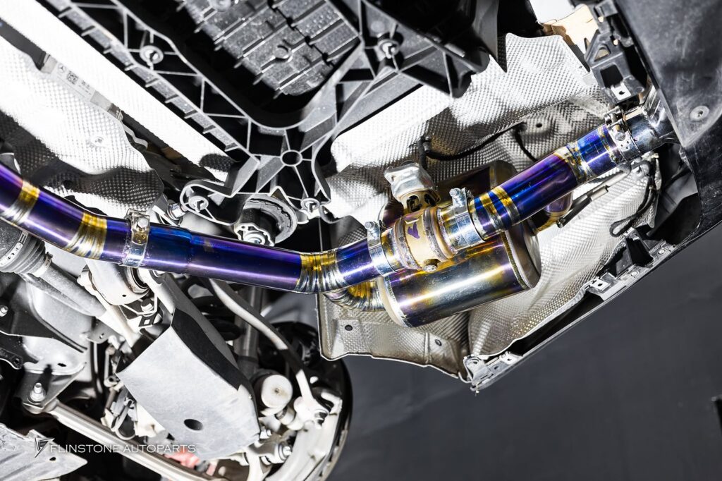 CLE53 AMG x USUS Titanium Exhaust beautiful underbody photos for every car that comes
