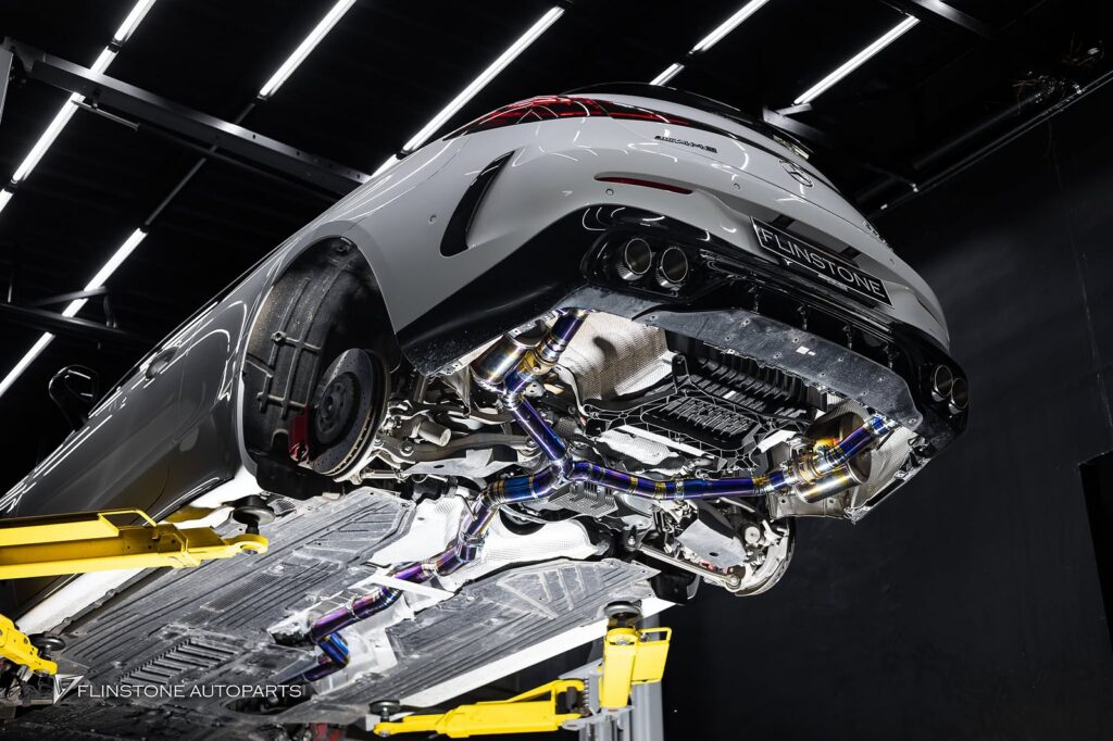 CLE53 AMG x USUS Titanium Exhaust beautiful underbody photos for every car that comes