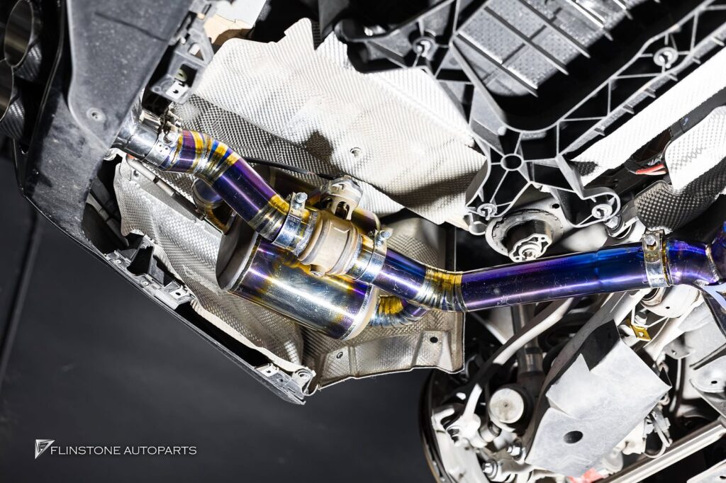 CLE53 AMG x USUS Titanium Exhaust beautiful underbody photos for every car that comes