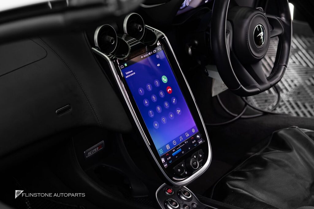 Android Screen for McLaren 570s better performance and size