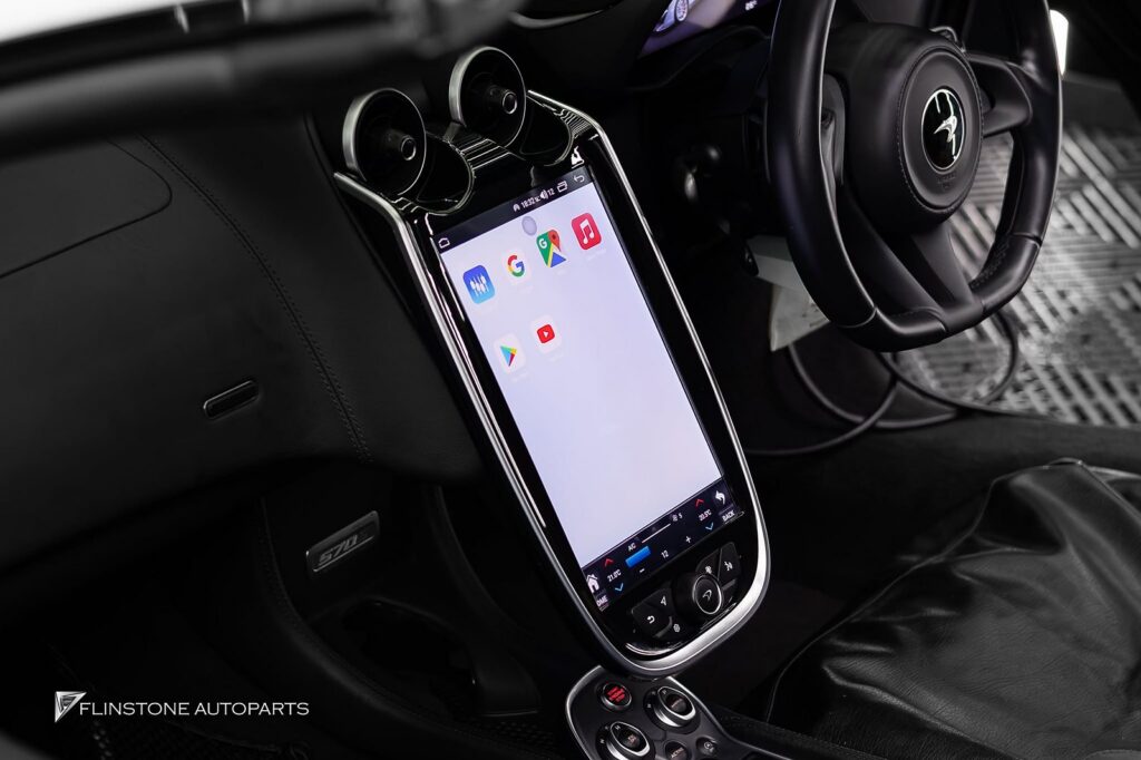 Android Screen for McLaren 570s better performance and size