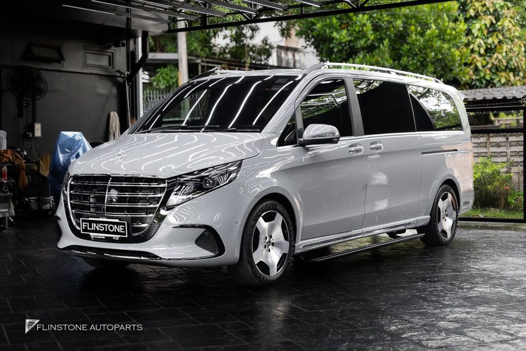Mercedes-Benz W447 V-Class ติดตั้งบันไดข้างไฟฟ้าอัตโนมัติ ขึ้นลงสะดวกสบาย พาร