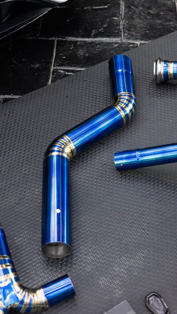 Mercedes-Benz C236 CLE-Class Coupe CLE53 AMG สไลด์ตรงเข้าติดตั้งชุดท่อ USUS Titanium Exhaust