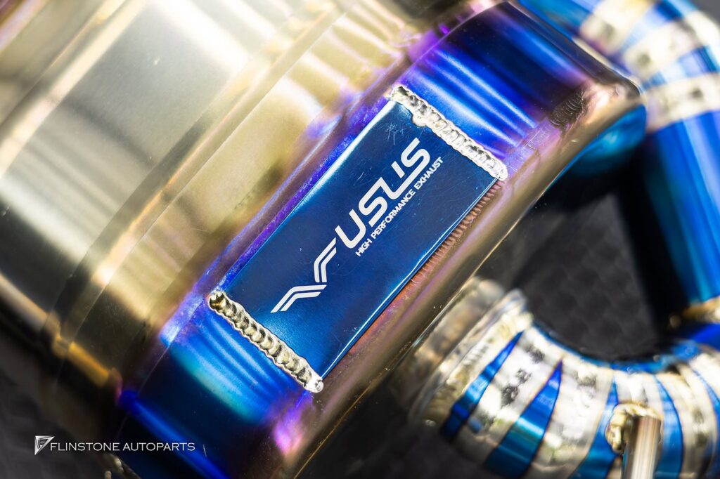 Mercedes-Benz C236 CLE-Class Coupe CLE53 AMG สไลด์ตรงเข้าติดตั้งชุดท่อ USUS Titanium Exhaust