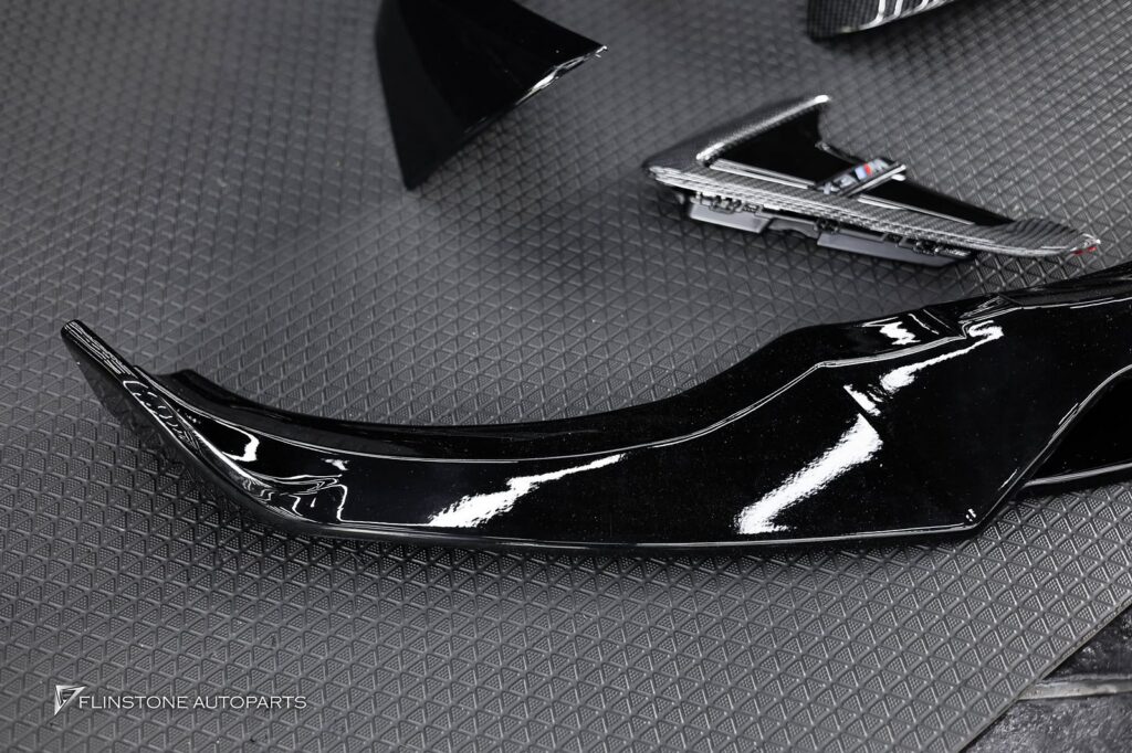 BMW X3 G01 GTs Black Front Spoiler + M Performance Rear Spoiler