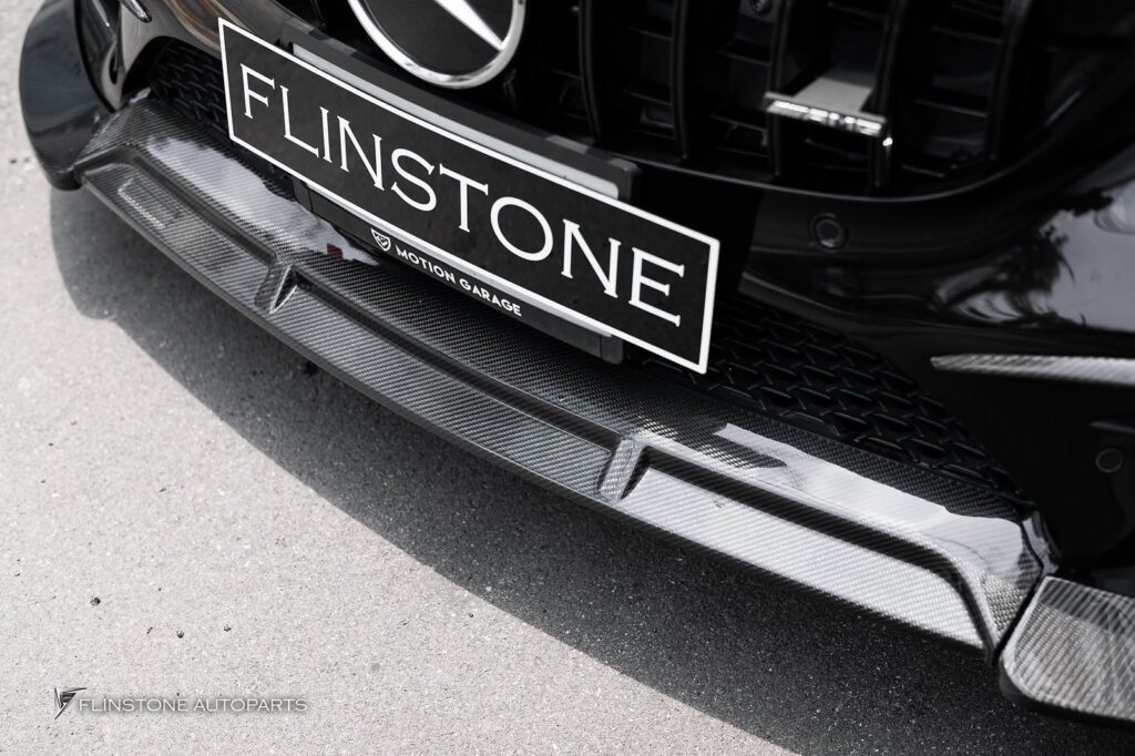 Mercedes-Benz carbon front lip for W205 C-Class Facelift
