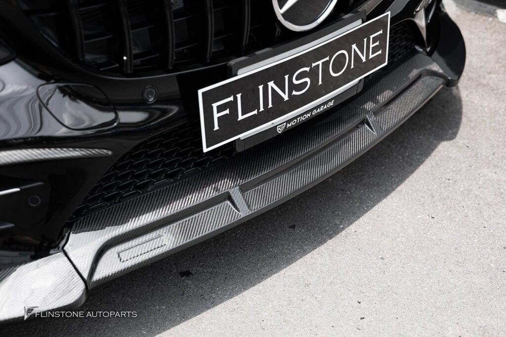 Mercedes-Benz carbon front lip for W205 C-Class Facelift
