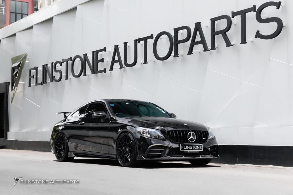 Mercedes-Benz carbon front lip for W205 C-Class Facelift