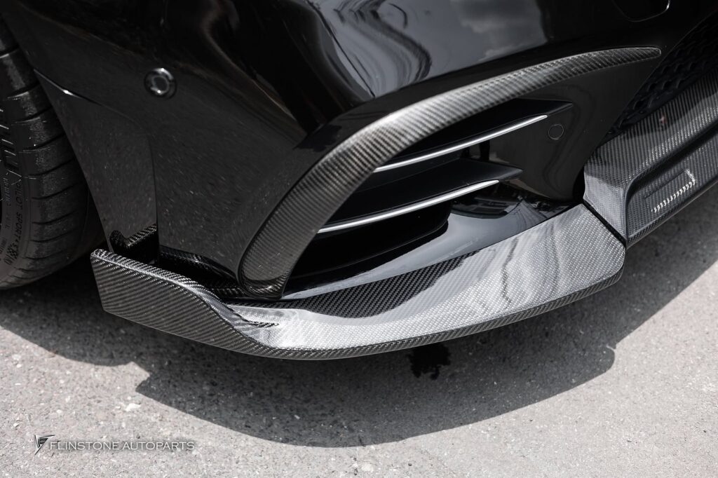 Mercedes-Benz carbon front lip for W205 C-Class Facelift