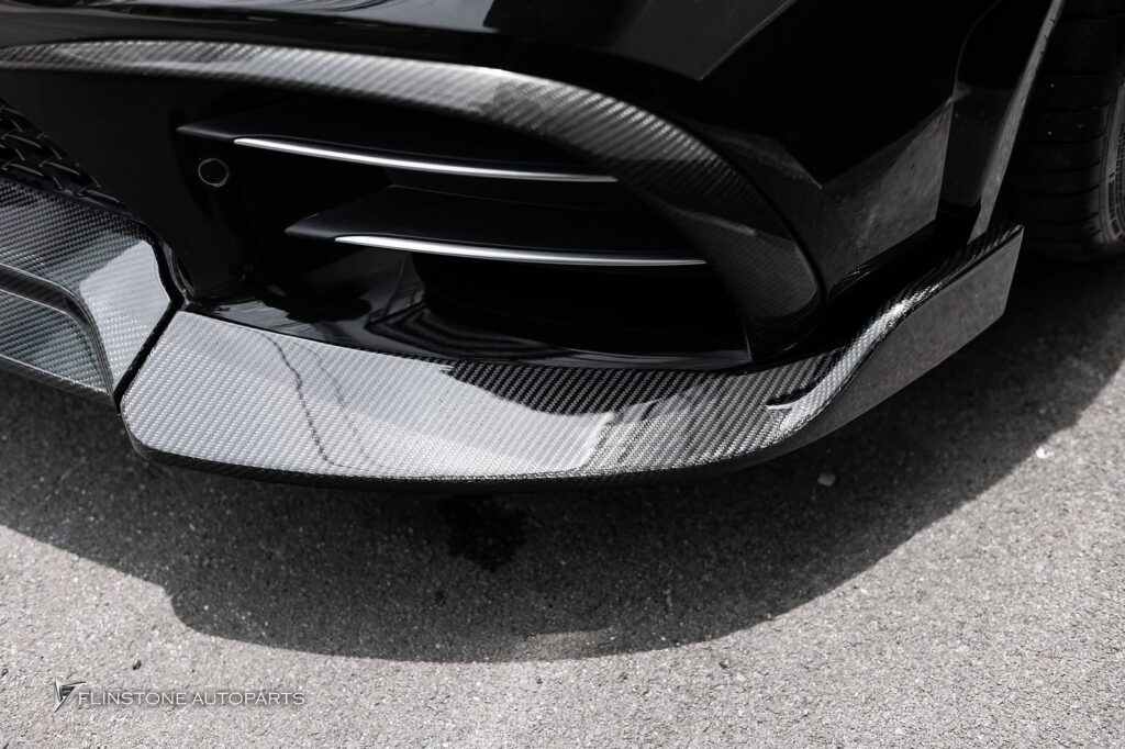 Mercedes-Benz carbon front lip for W205 C-Class Facelift