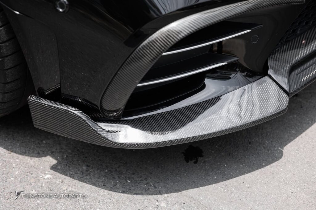 Mercedes-Benz carbon front lip for W205 C-Class Facelift