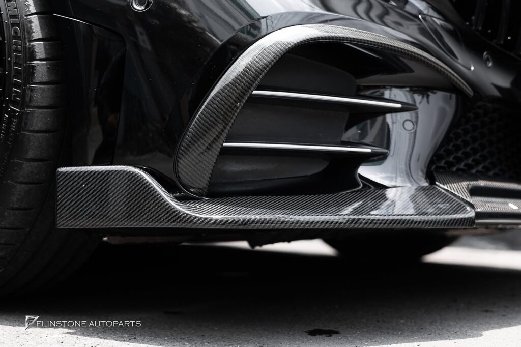 Mercedes-Benz carbon front lip for W205 C-Class Facelift
