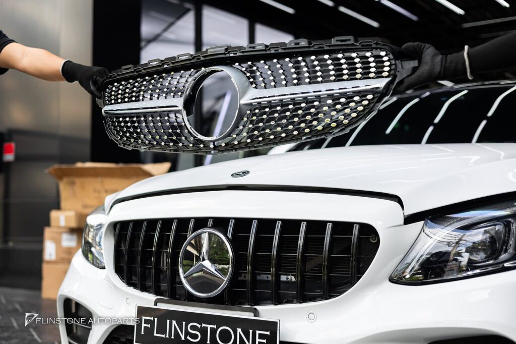 Mercedes-Benz W205 C205 C-Class 2024 Diamond Front Grille (2025-08-05)