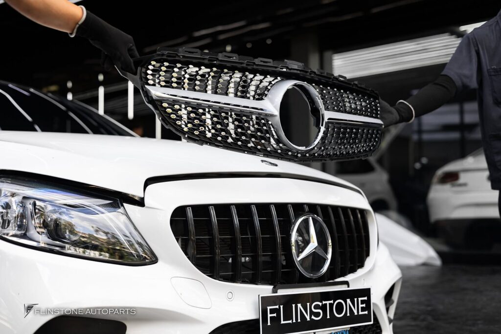 Mercedes-Benz W205 C205 C-Class 2024 Diamond Front Grille (2025-08-05)
