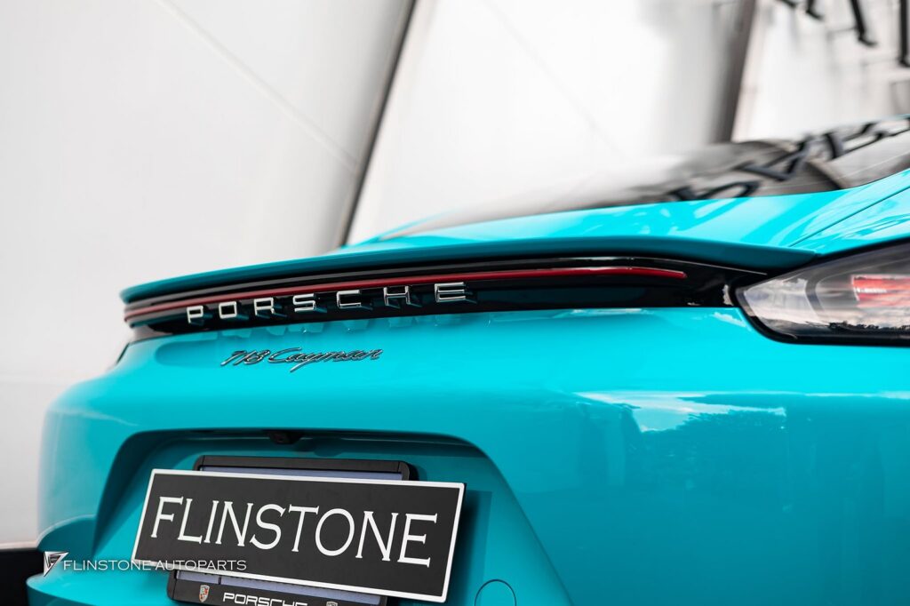 PORSCHE 718 Cayman – Boxster CMST V.2 Carbon Fiber Front Lip + CMST V.2 Carbon Fiber Side