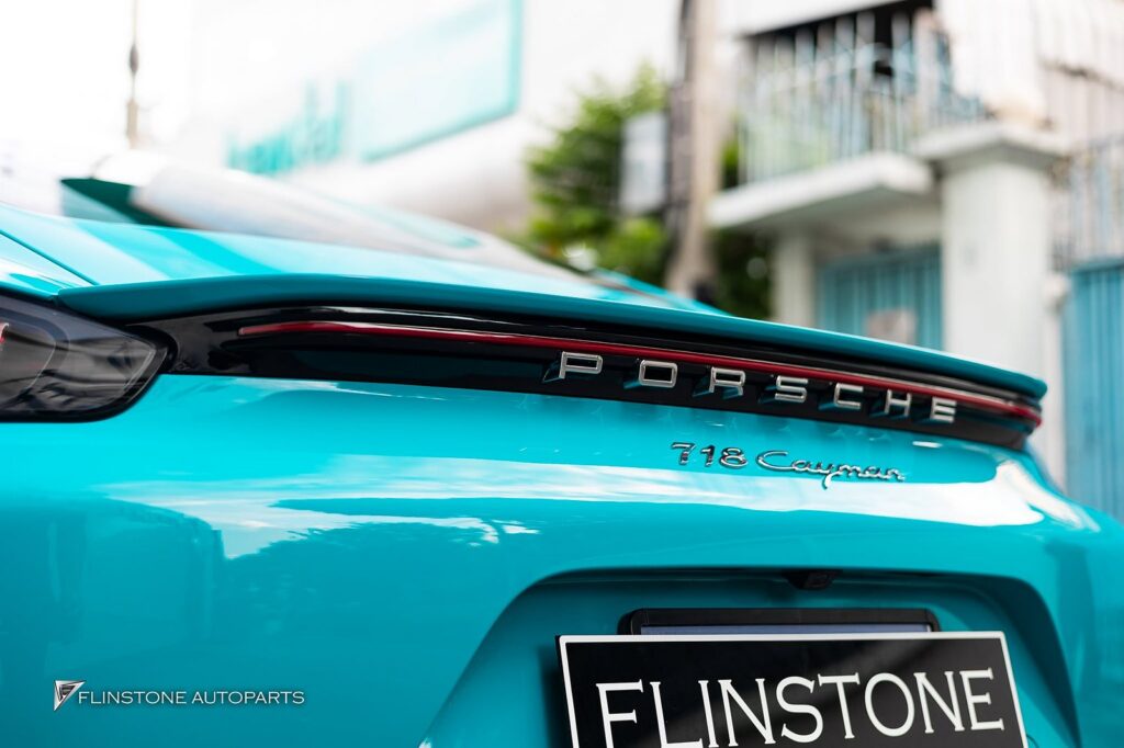 PORSCHE 718 Cayman – Boxster CMST V.2 Carbon Fiber Front Lip + CMST V.2 Carbon Fiber Side
