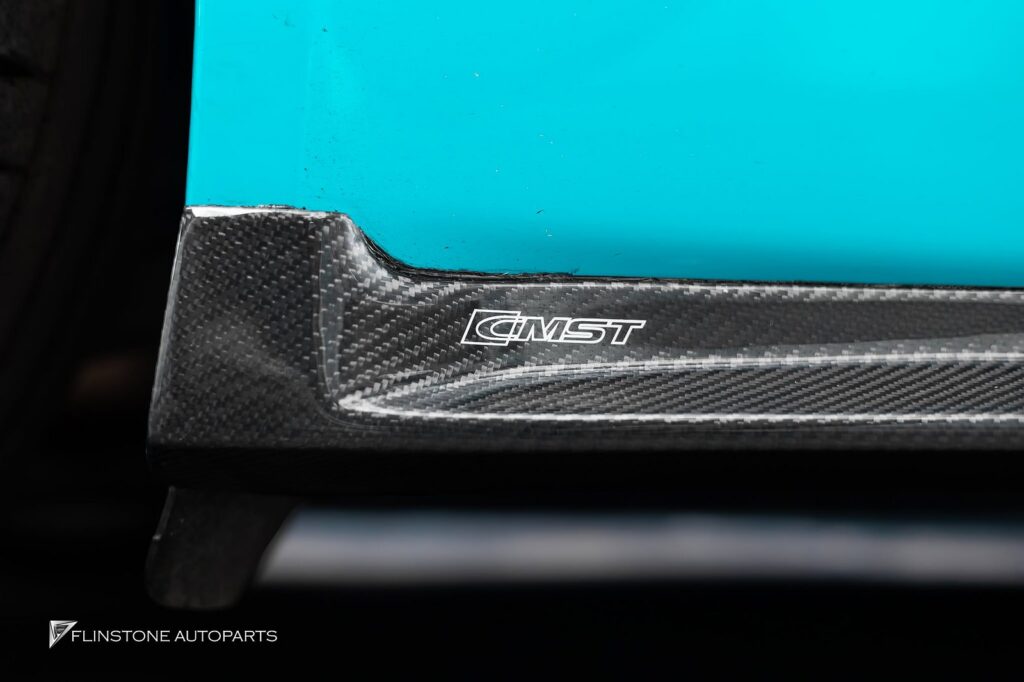 PORSCHE 718 Cayman – Boxster CMST V.2 Carbon Fiber Front Lip + CMST V.2 Carbon Fiber Side
