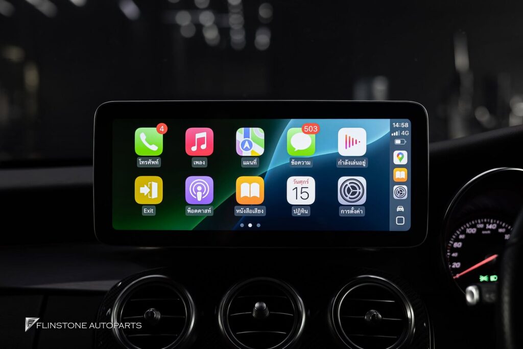 ใส่จอ Android ให้กับ Mercedes Benz W205 C-Class อุปกรณ์ตรงรุ่น ม